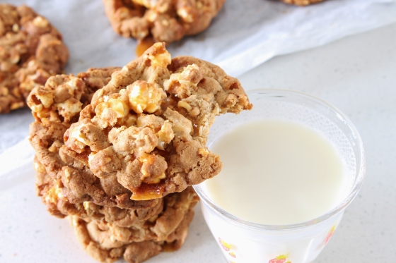 Salted Caramel Popcorn Cookies | Gluten Free | Thoroughly Nourished Life